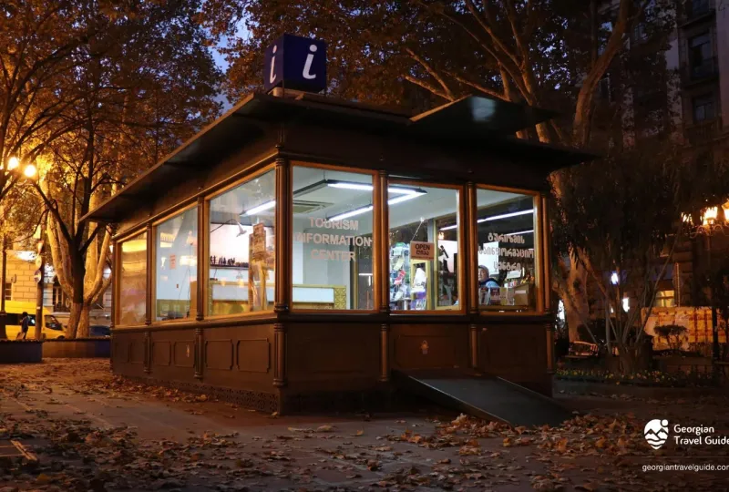 Tourist information centre in Pushkin Park