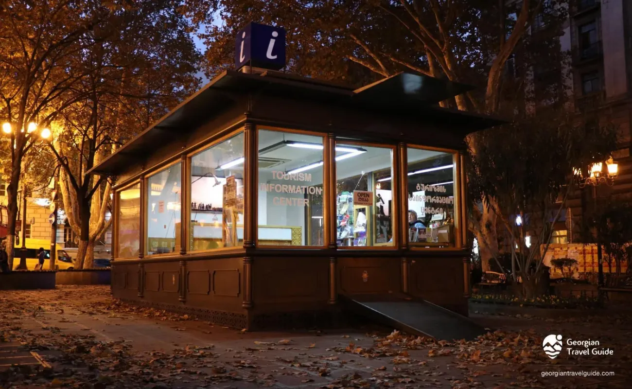 Tourist information centre in Pushkin Park