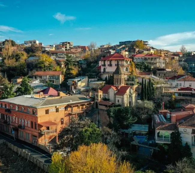 Rooftops across Tbilisi